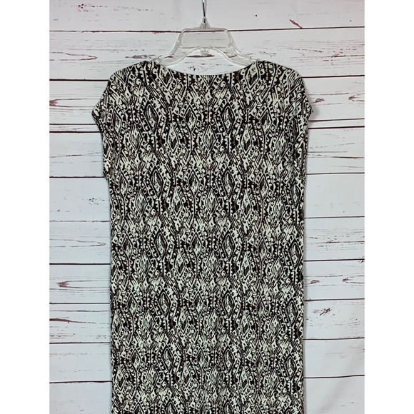 J.Jill Women's XSP Extra Small Petite Brown Boho With Pockets Soft Spring Dress - Picture 9 of 12